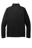 Front View of DeepBlack Port Authority C-FREE Cypress 1/4-Zip K870