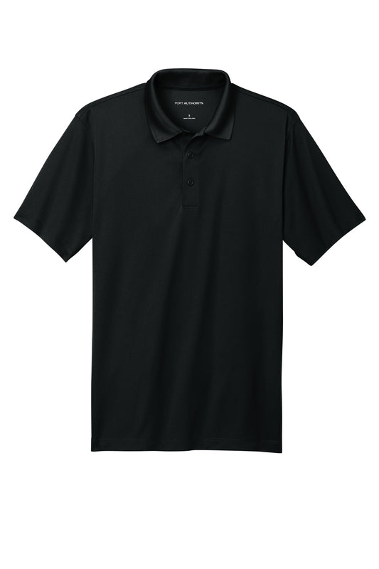 Front View of DeepBlack Port Authority C-FREE Performance Polo K863