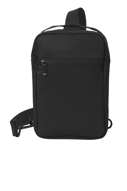 Front View of DeepBlack Port Authority Matte Sling BG935