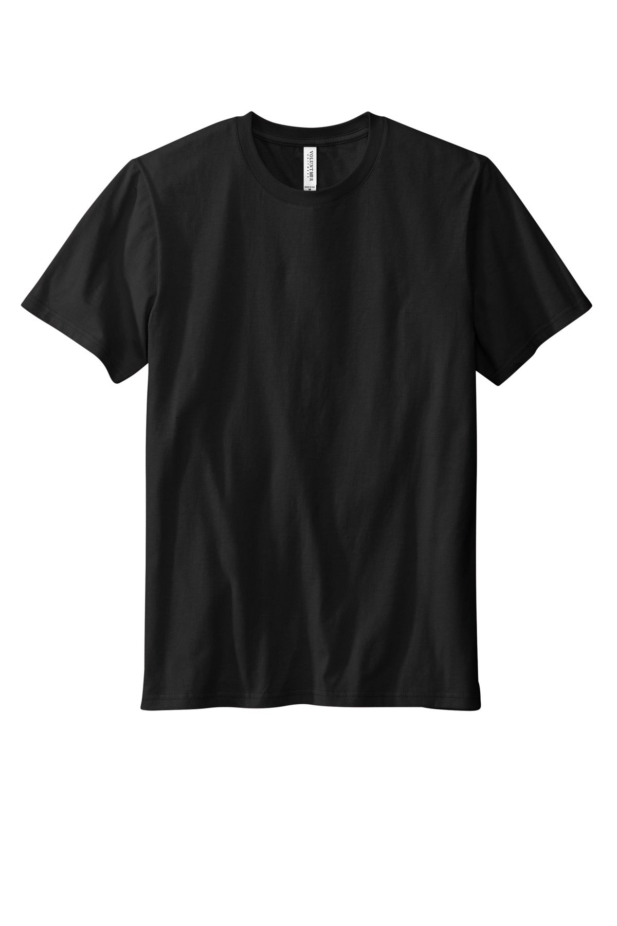 Front View of DeepBlack Volunteer Knitwear Daily Tee VL45