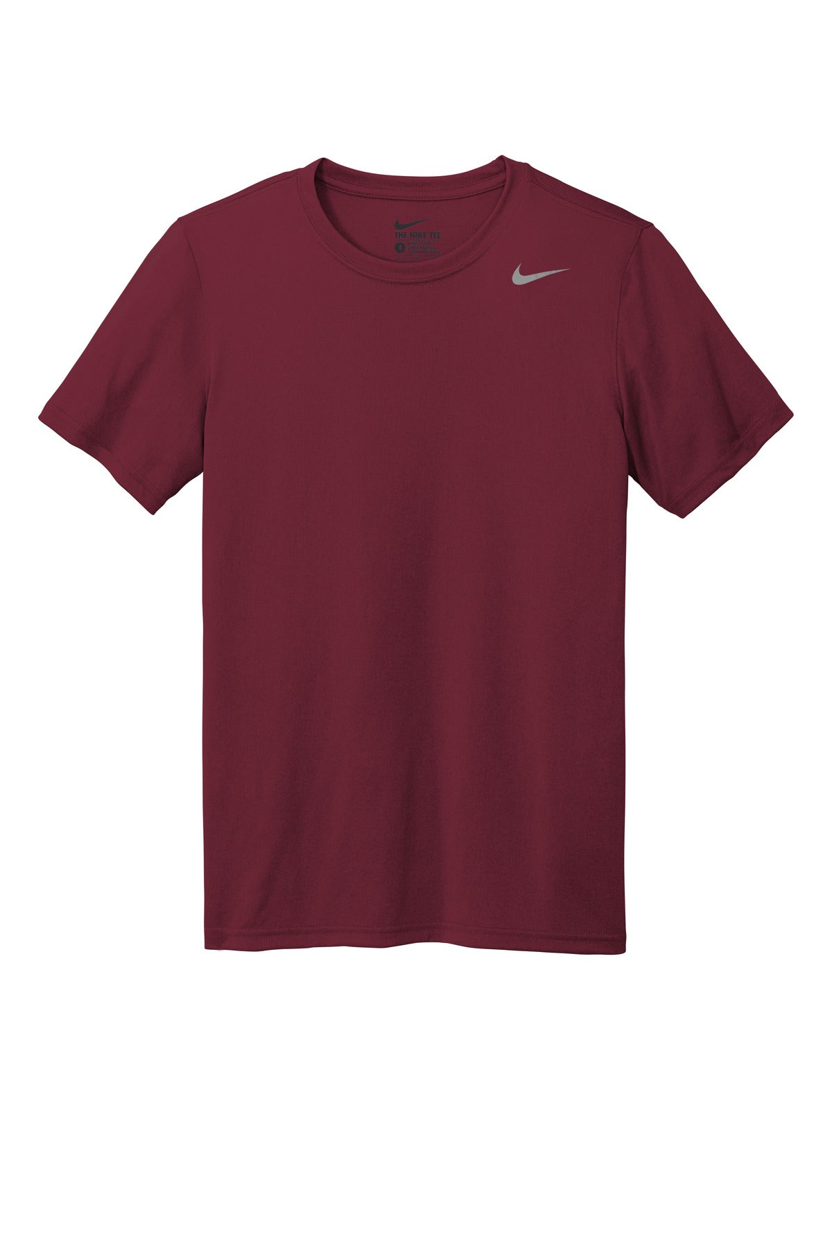 Front View of DeepMaroon Nike Team rLegend Tee DV7299