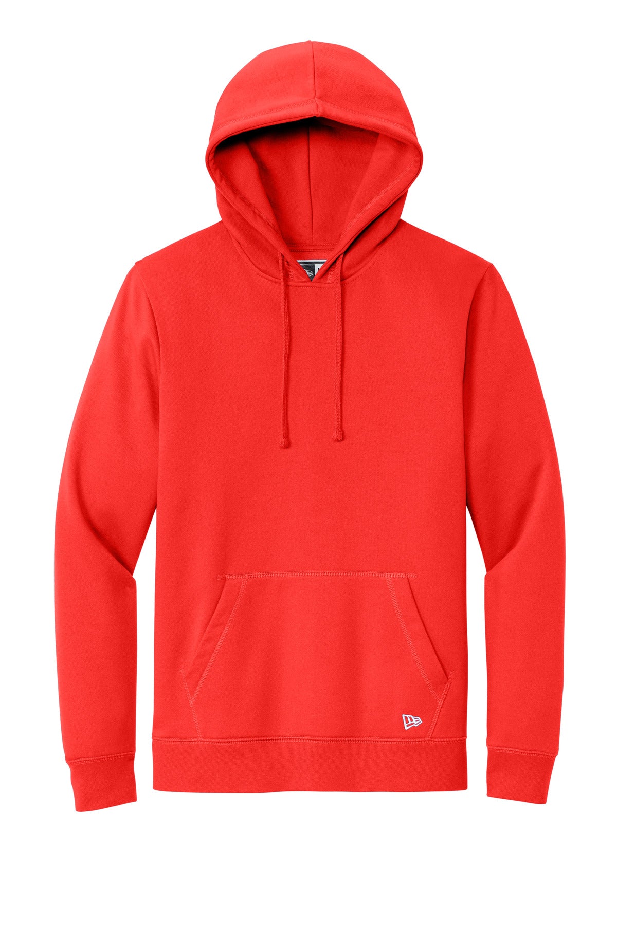 Front View of DeepOrange New Era Comeback Fleece Pullover Hoodie NEA550