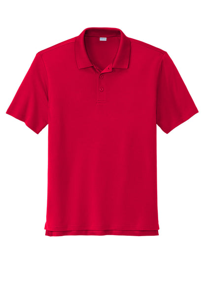 Front View of DeepRed Sport-Tek Sideline Polo ST535