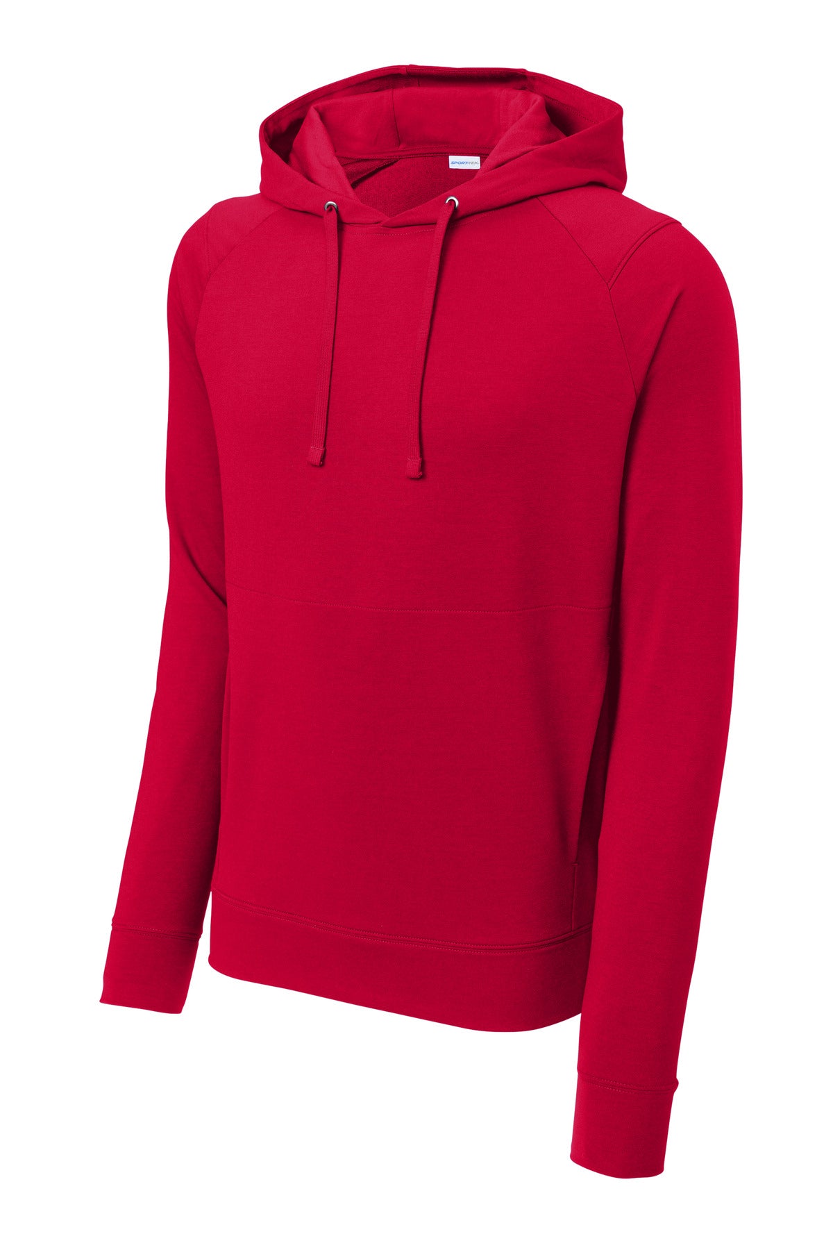 Front View of DeepRed Sport-Tek Sport-Wick Flex Fleece Pullover Hoodie ST562