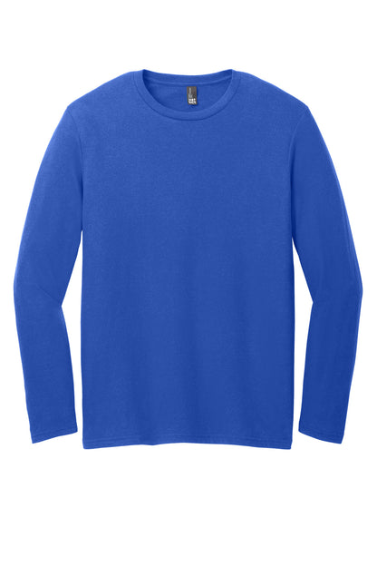 Front View of DeepRoyal District Very Important Tee Long Sleeve. DT6200
