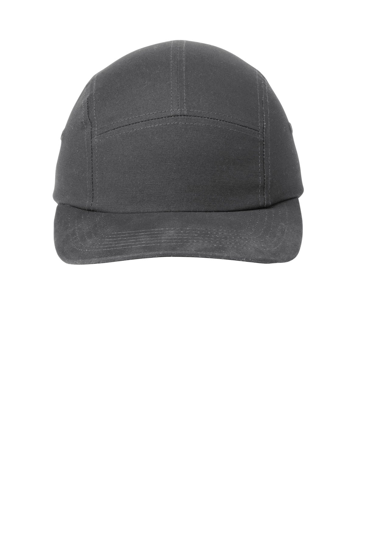 Front View of DeepSmoke Port Authority Brushed Cotton Camper Cap C970