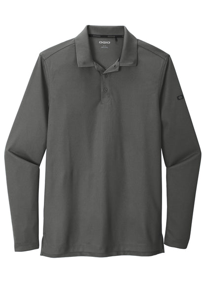Front View of Diesel Grey OGIO Caliber2.0 Long Sleeve OG105