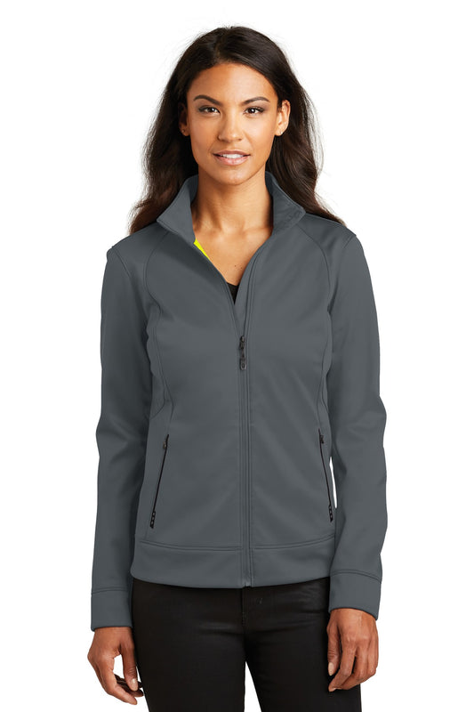 Front View of Diesel Grey OGIO Women's Torque II Jacket. LOG2010