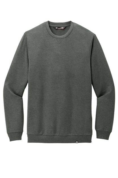 Front View of DkGyHthr TravisMathew Long Weekend Crew TM1MZ342