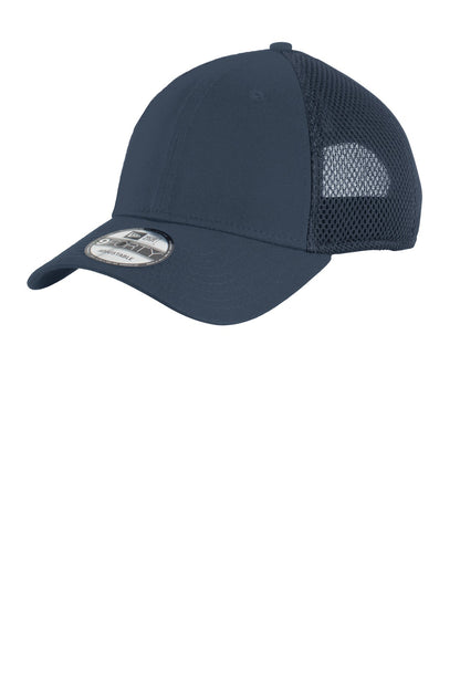 Front View of Dp Navy/Dp Nvy New Era Snapback Contrast Front Mesh Cap. NE204
