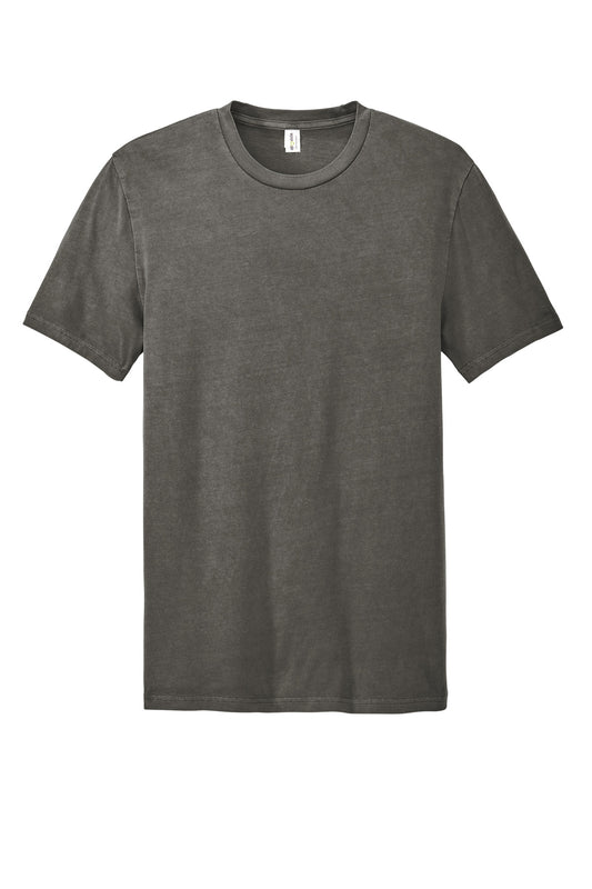 Front View of DrftwdGrey Allmade Unisex Mineral Dye Organic Cotton Tee AL2400