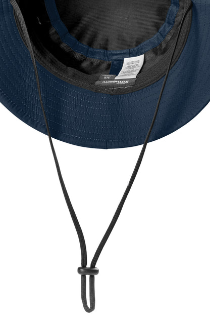 Front View of DsBlNavy Port Authority Outdoor UV Bucket Hat C948