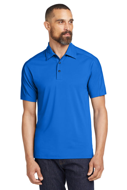 Front View of Electric Blue OGIO Linear Polo. OG1030