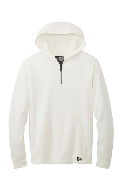 Front View of FanWhite New Era STS 1/4-Zip Hoodie NEA541