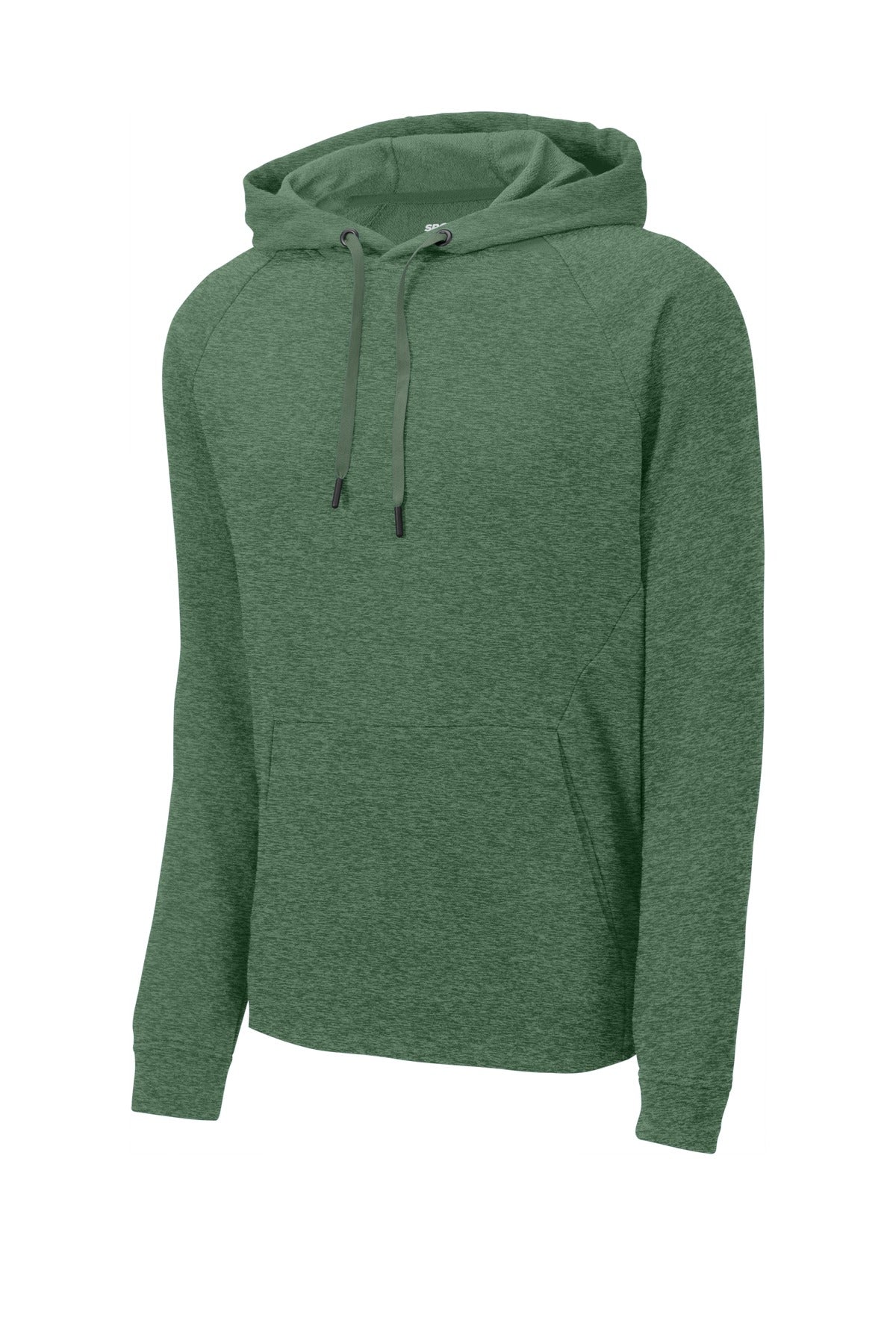 Front View of Forest Grn Hth Sport-Tek Lightweight French Terry Pullover Hoodie. ST272
