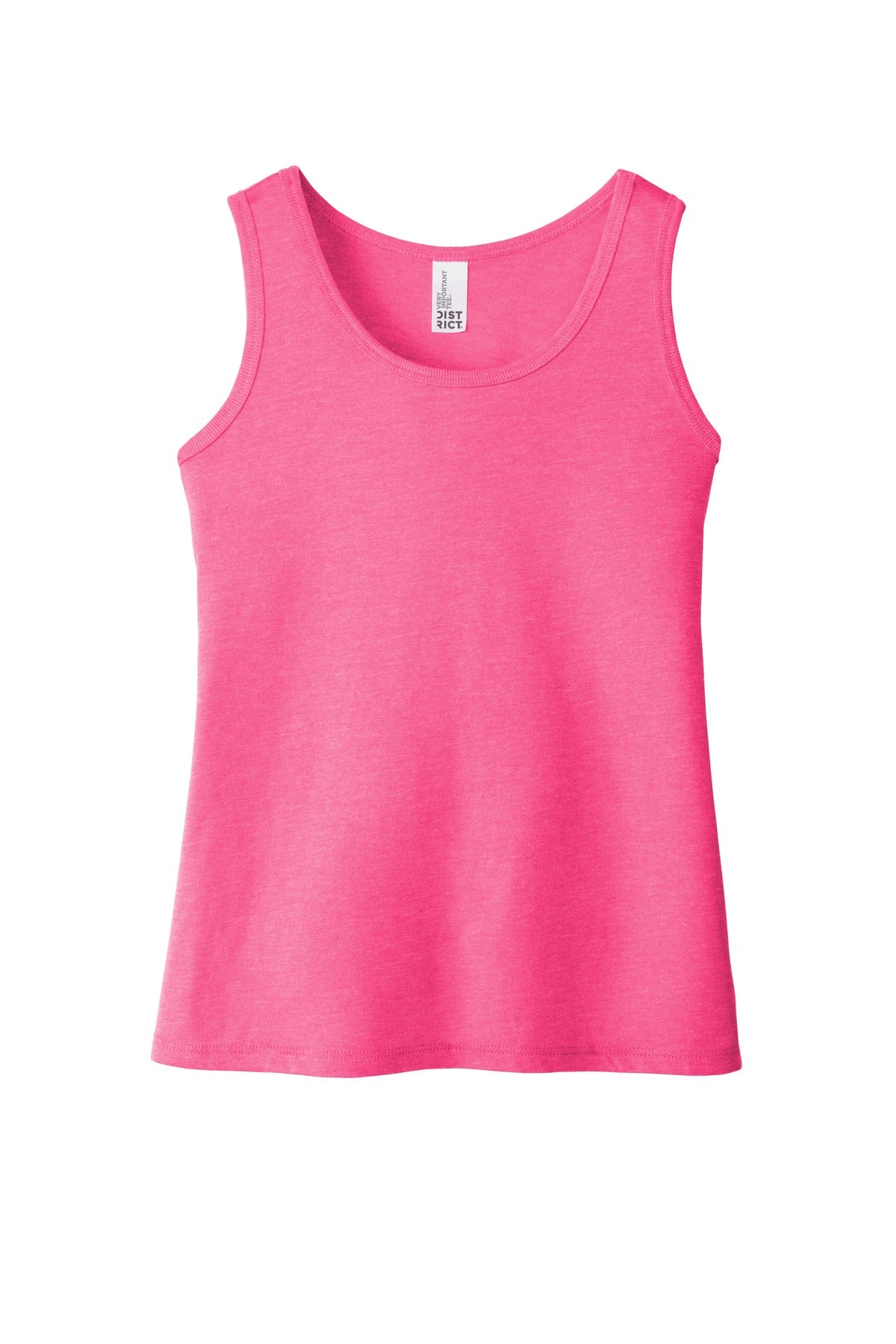 Front View of Fuchsia Frost District Girls V.I.T. Tank DT6303YG
