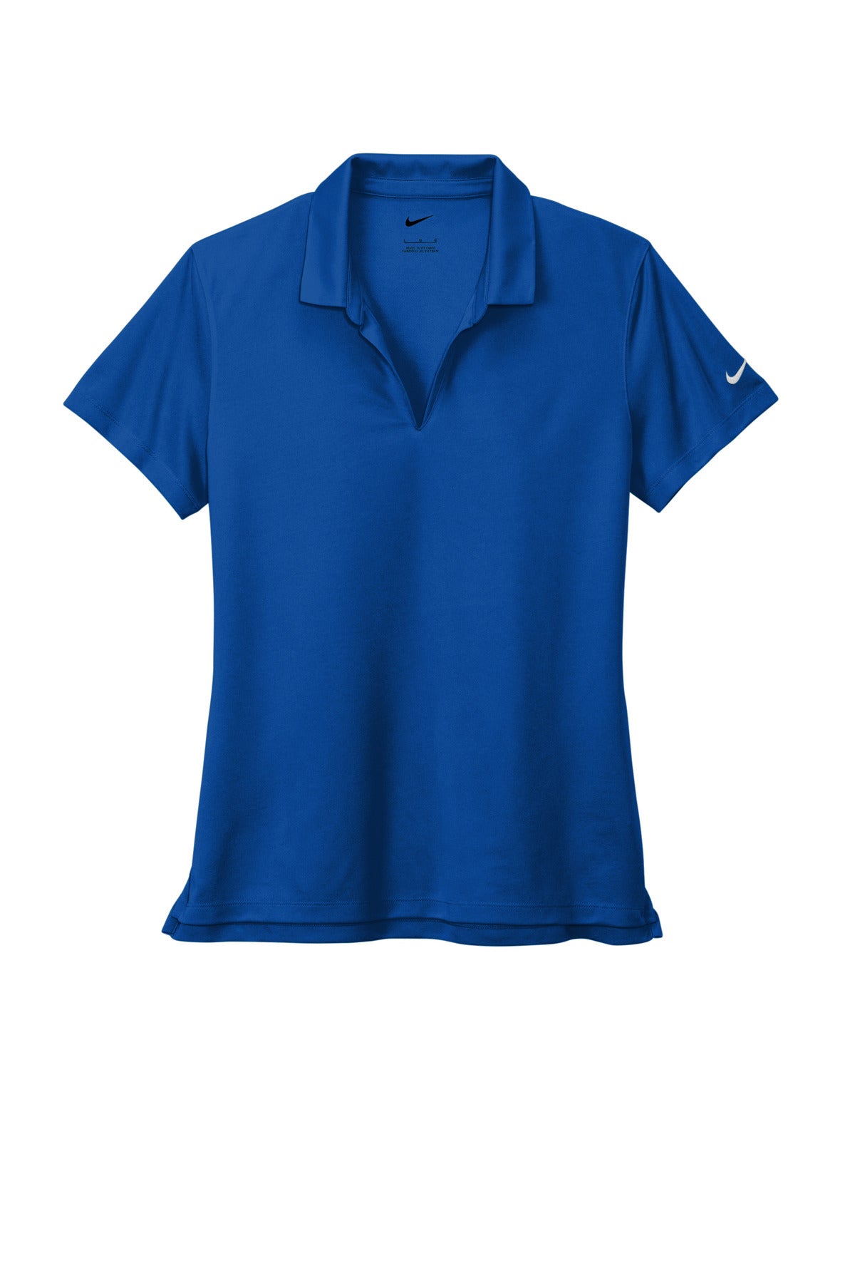 Front View of GameRoyal Nike Women's Dri-FIT Micro Pique 2.0 Polo NKDC1991