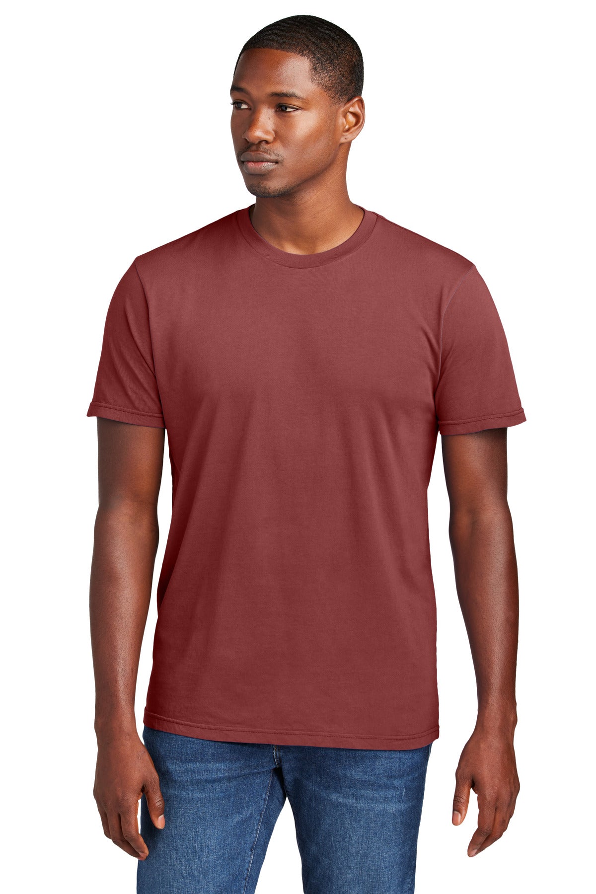 Front View of Garnet District Wash Tee DT2101
