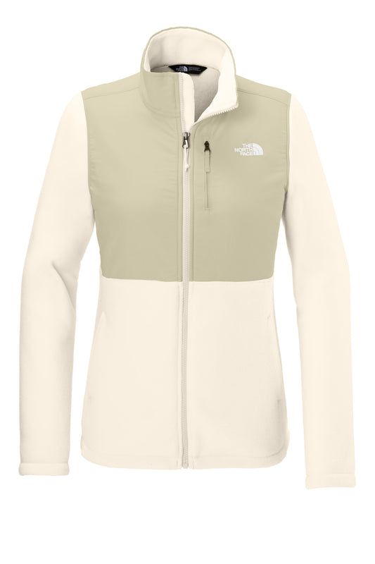 Front View of GdnaW/Grvl The North Face Women's Highest Peak Full-Zip Fleece Jacket NF0A8BUR
