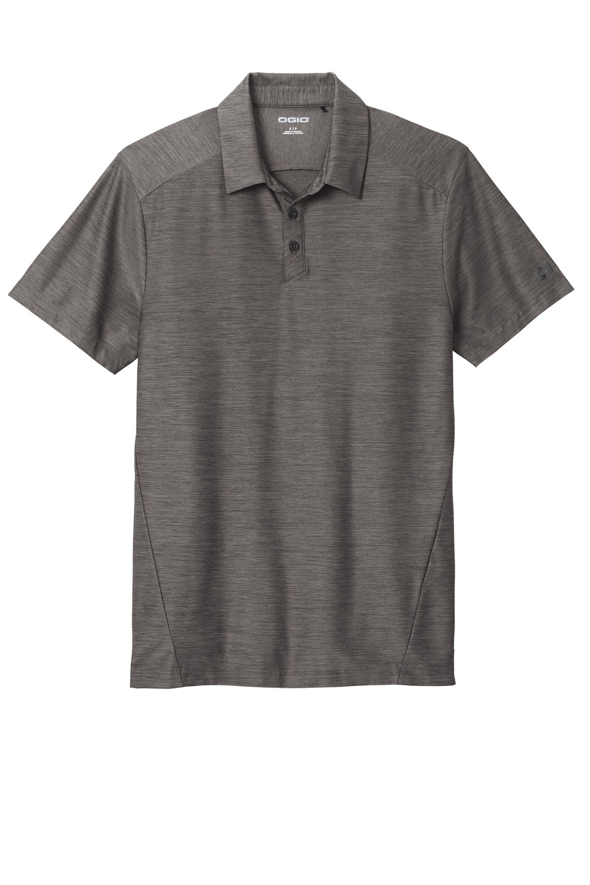 Front View of Gear Grey OGIO Slate Polo. OG143