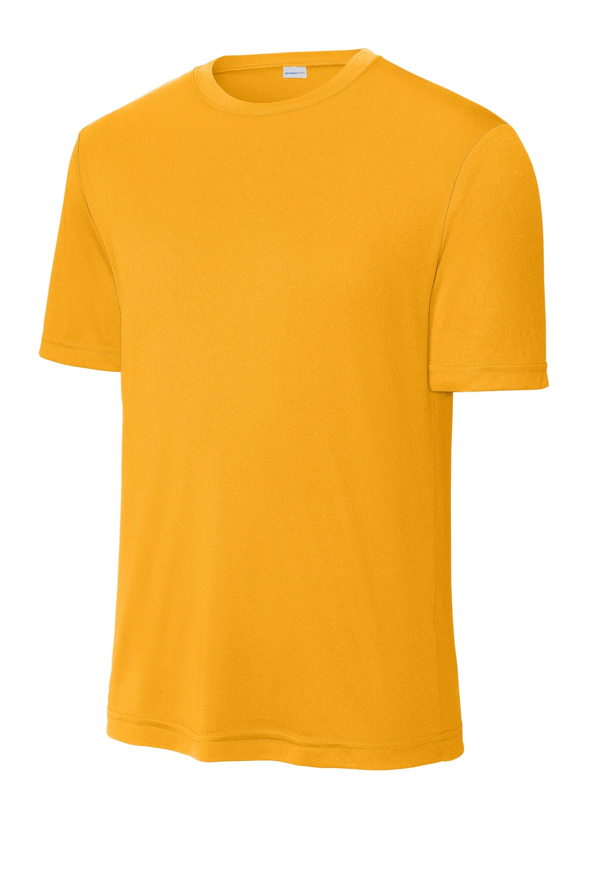 Front View of Gold Sport-Tek Tall PosiCharge Competitor Tee. TST350