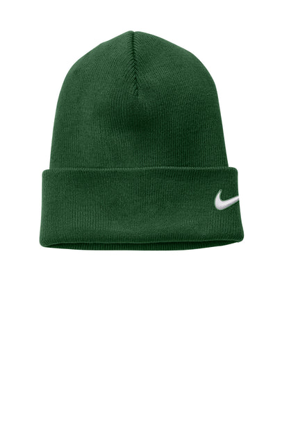 Front View of GorgeGreen Nike Team Cuffed Beanie NKFB6539