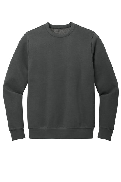 Front View of Graphite District Wash Fleece Crew DT2204