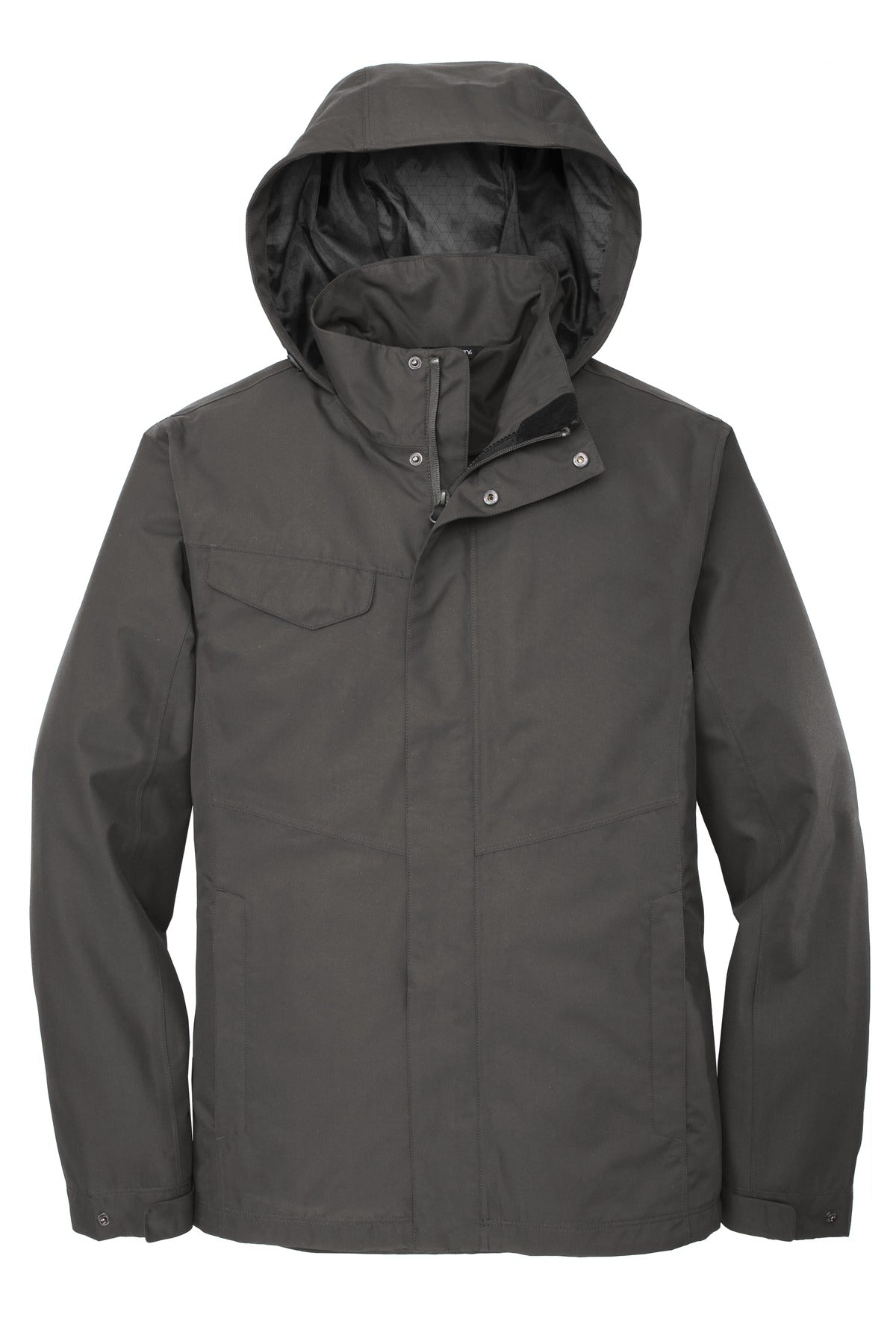Front View of Graphite Port Authority Collective Outer Shell Jacket. J900