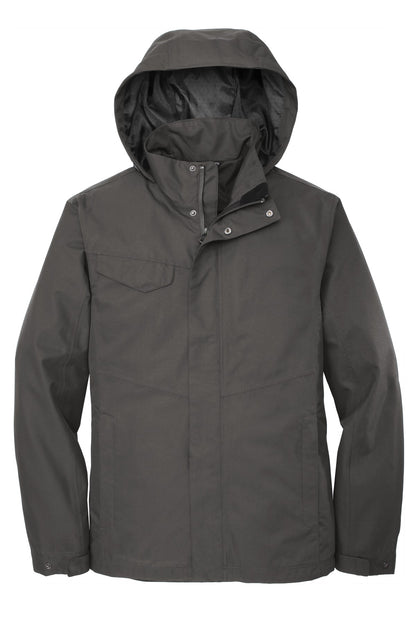 Front View of Graphite Port Authority Collective Outer Shell Jacket. J900