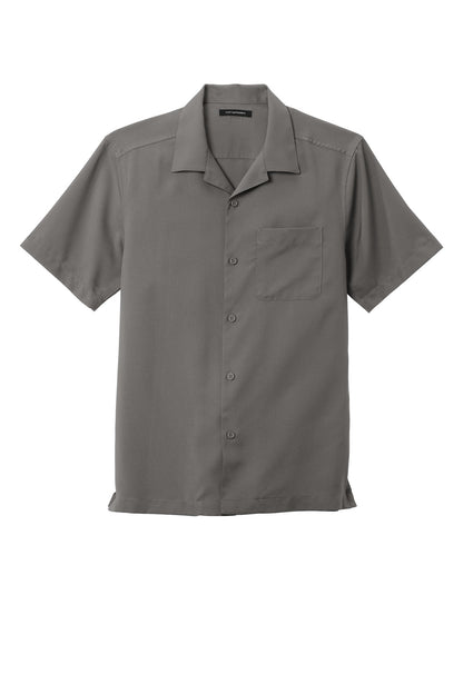 Front View of Graphite Port Authority Short Sleeve Performance Staff Shirt W400