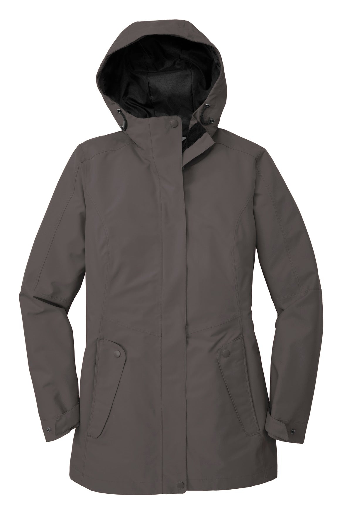 Front View of Graphite Port Authority Women's Collective Outer Shell Jacket. L900