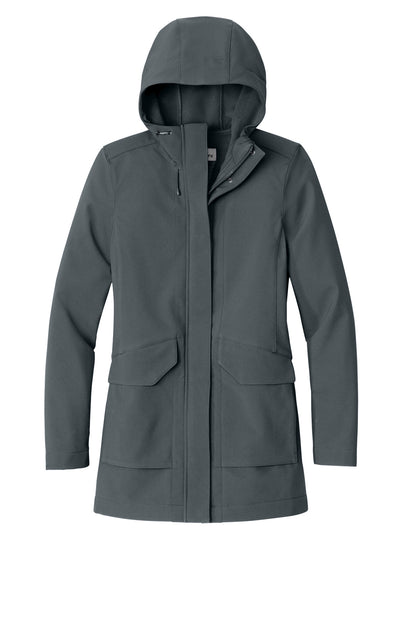 Front View of Graphite Port Authority Women's Collective Outer Soft Shell Parka L919
