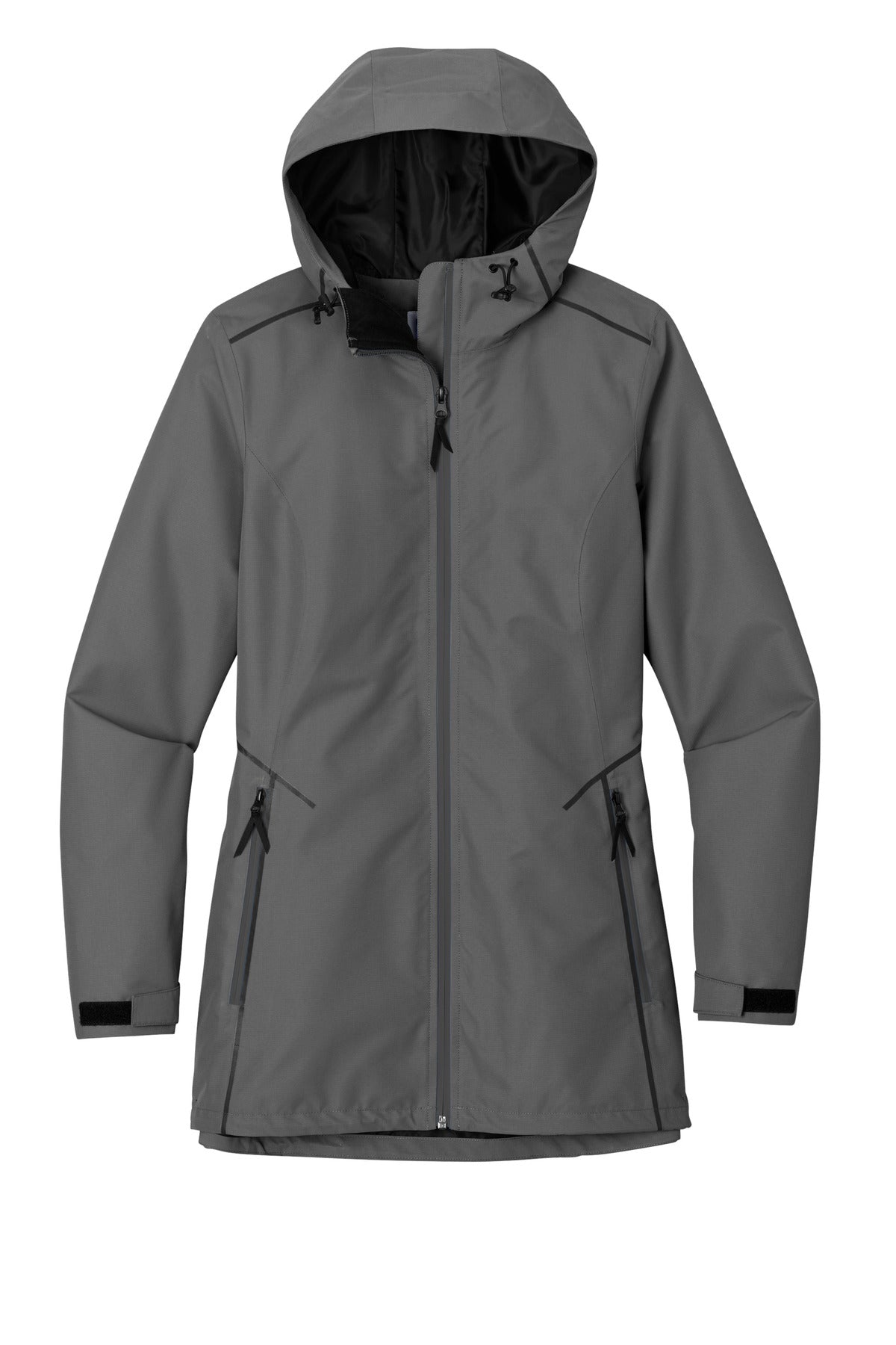 Front View of Graphite Port Authority Women's Collective Tech Outer Shell Jacket L920