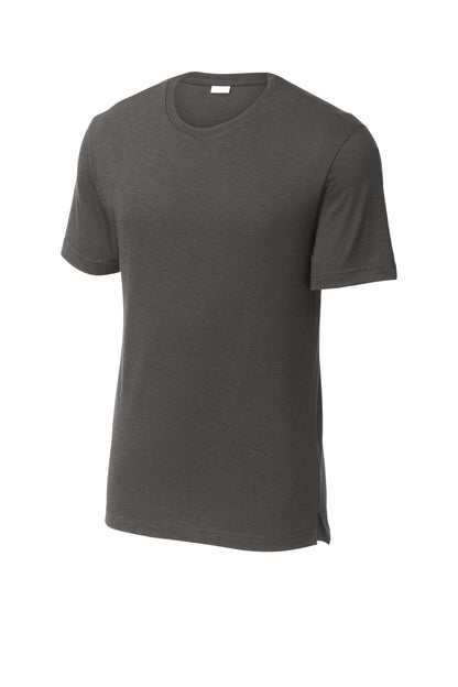 Front View of Graphite Sport-Tek PosiCharge Strive Tee. ST430