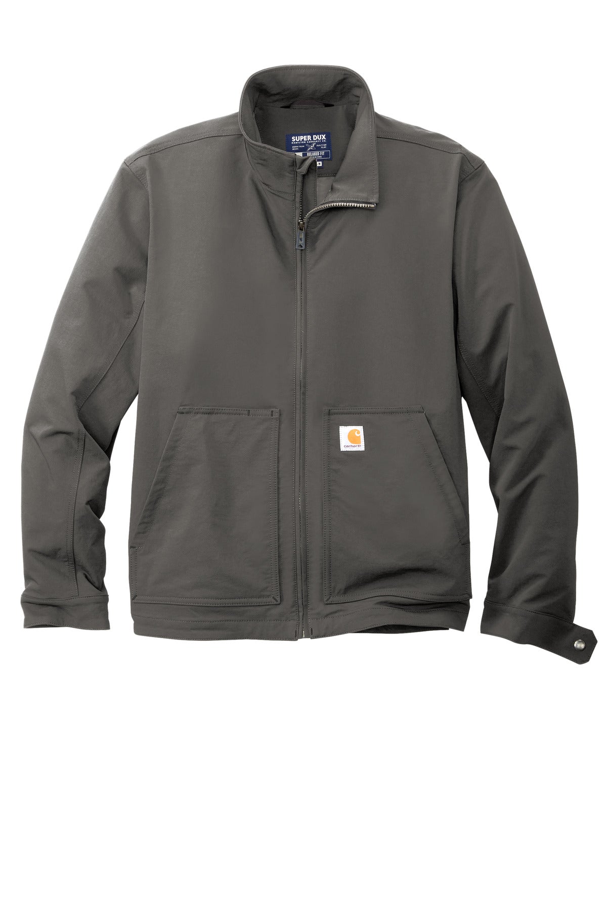 Front View of Gravel Carhartt Super Dux Soft Shell Jacket CT105534