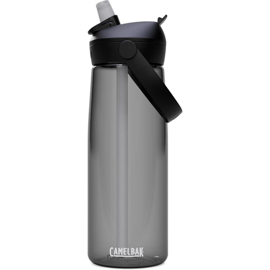 Front View of Gray CamelBak Thrive Flip Straw 25oz Bottle Tritan Rene plain