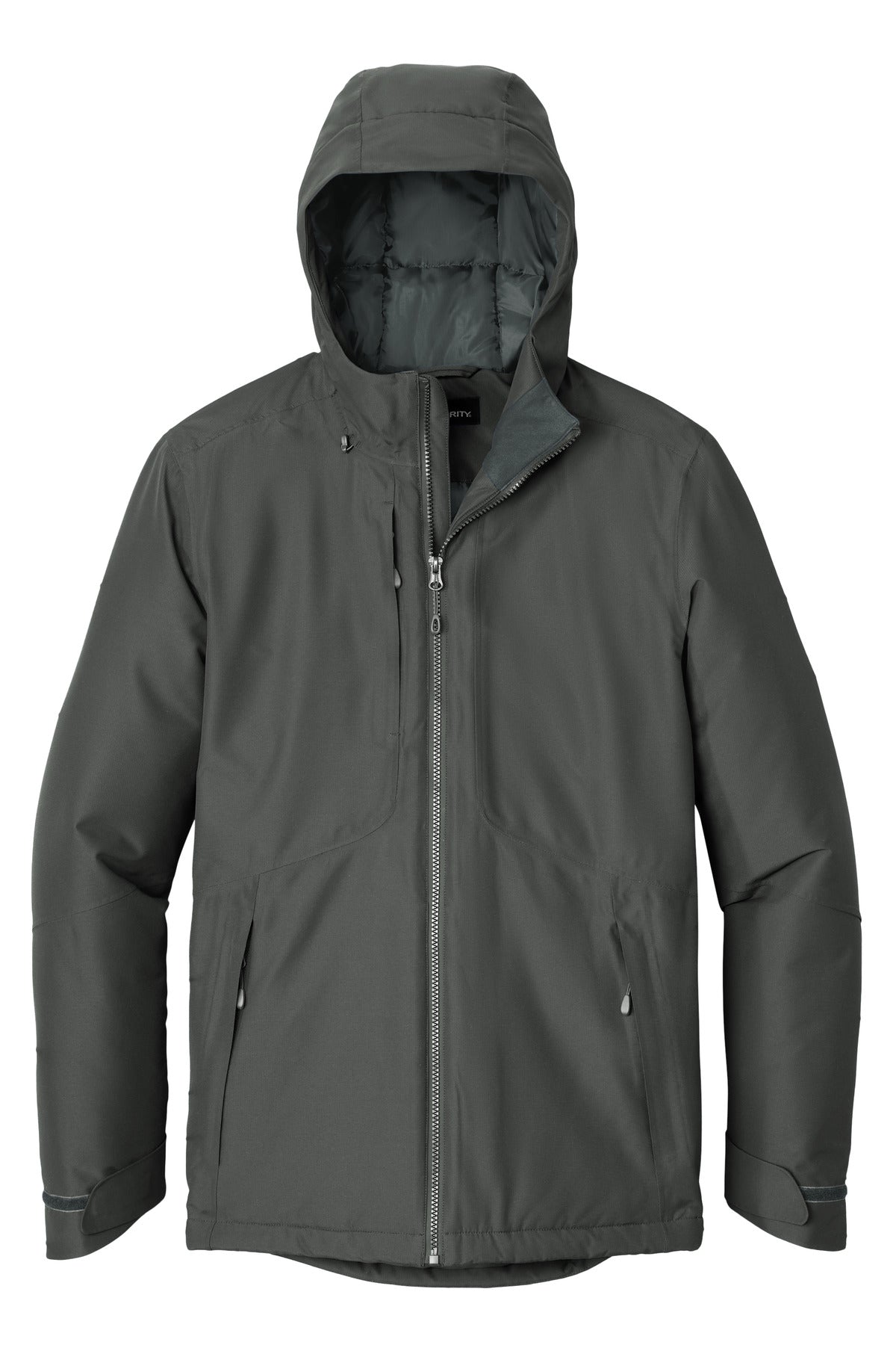 Front View of GreySmoke Port Authority Venture Waterproof Insulated Jacket J362