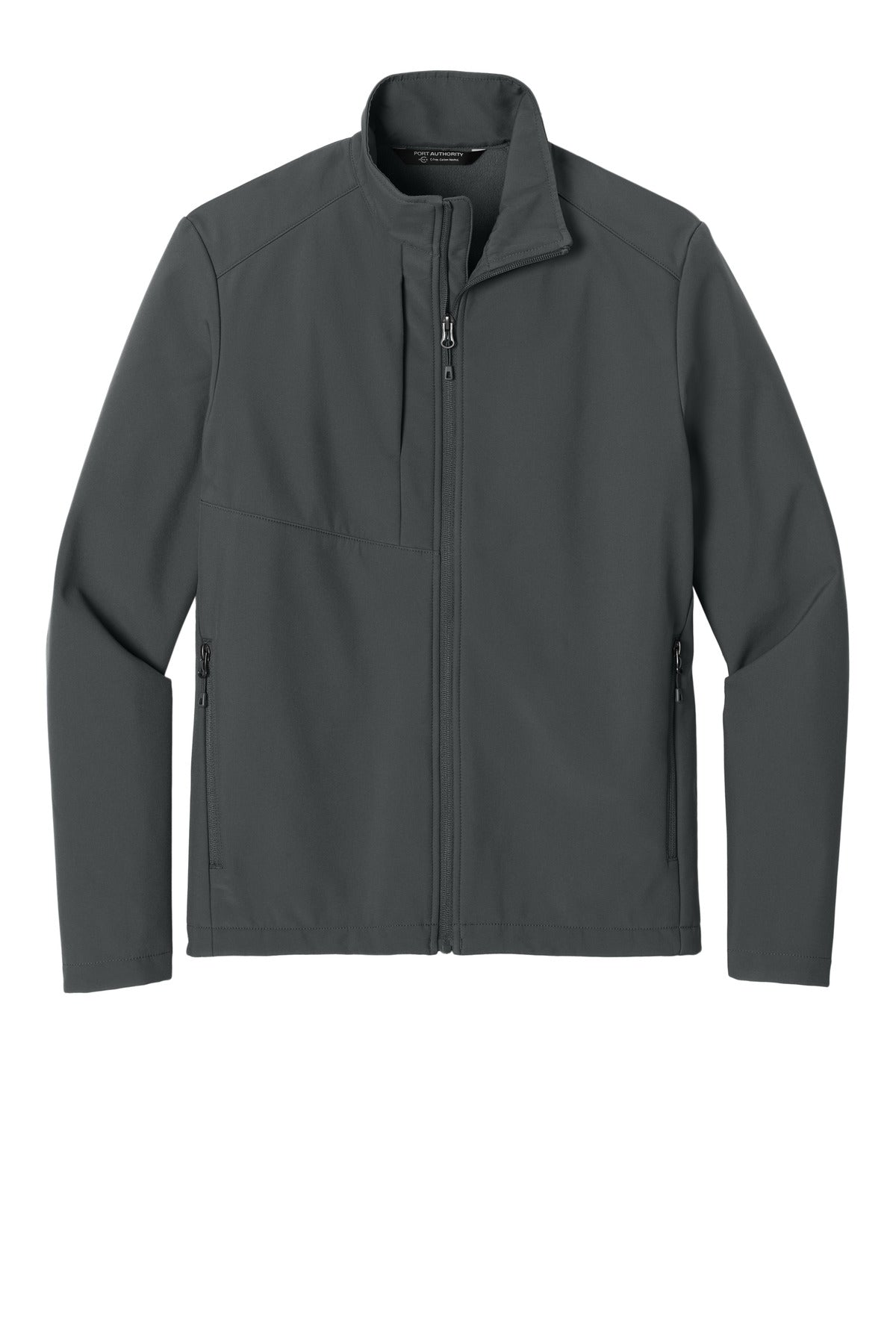 Front View of GreySteel Port Authority C-FREE Core Soft Shell J720