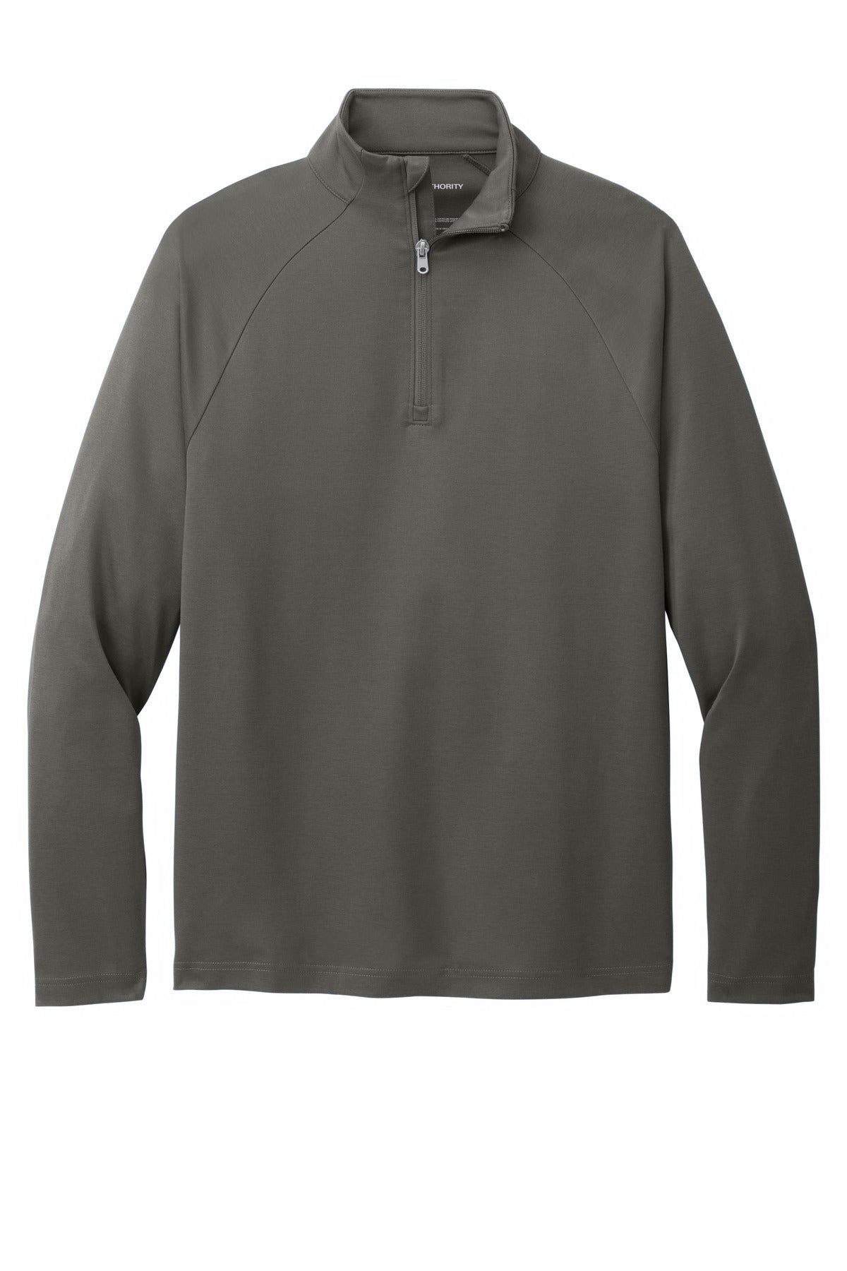 Front View of GreySteel Port Authority C-FREE Cypress 1/4-Zip K870