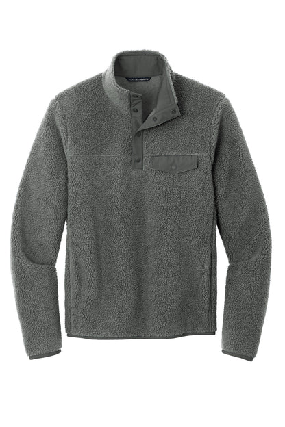 Front View of GreySteel Port Authority Camp Fleece Snap Pullover F140