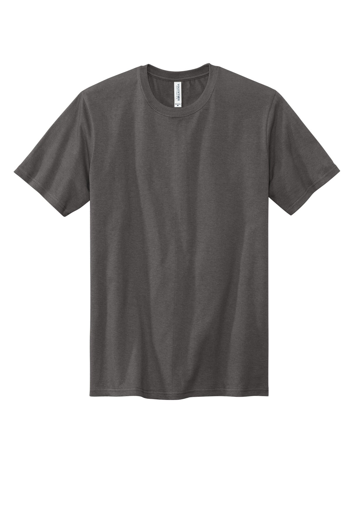 Front View of GreySteel Volunteer Knitwear All-American Tee VL100