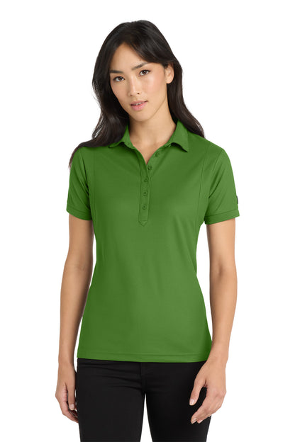 Front View of GridIron Green OGIO - Jewel Polo. LOG101