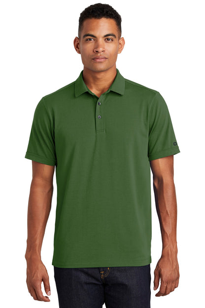 Front View of Grit Green OGIO Limit Polo. OG138