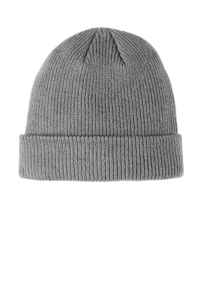 Front View of GustyGrey Port Authority Cozy Cuffed Beanie C977