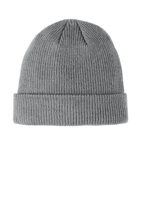 Front View of GustyGrey Port Authority Cozy Cuffed Beanie C977