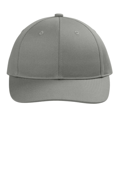 Front View of GustyGrey Port Authority Snapback Cap C118