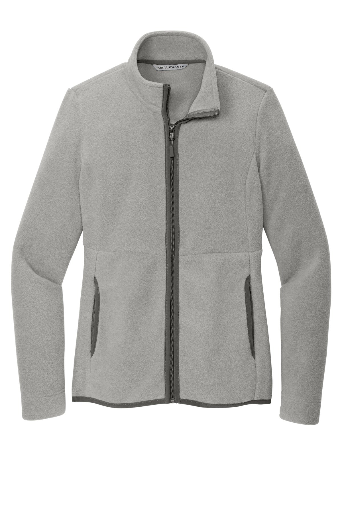 Front View of GustyGrey Port Authority Women's Connection Fleece Jacket L110