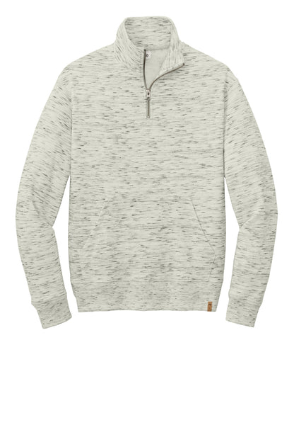 Front View of HiRsGSpcDy tentree Women's Space Dye Fleece 1/4-Zip TTCW6108