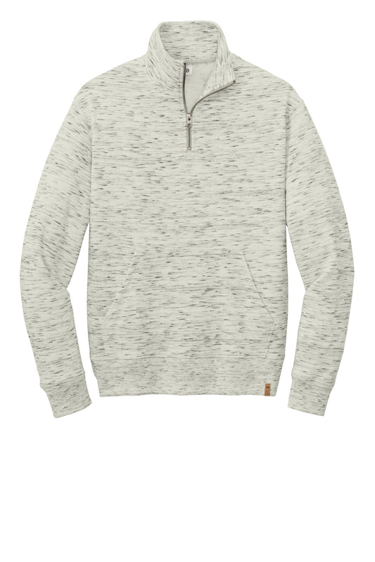 Front View of HiRsGSpcDy tentree Women's Space Dye Fleece 1/4-Zip TTCW6108