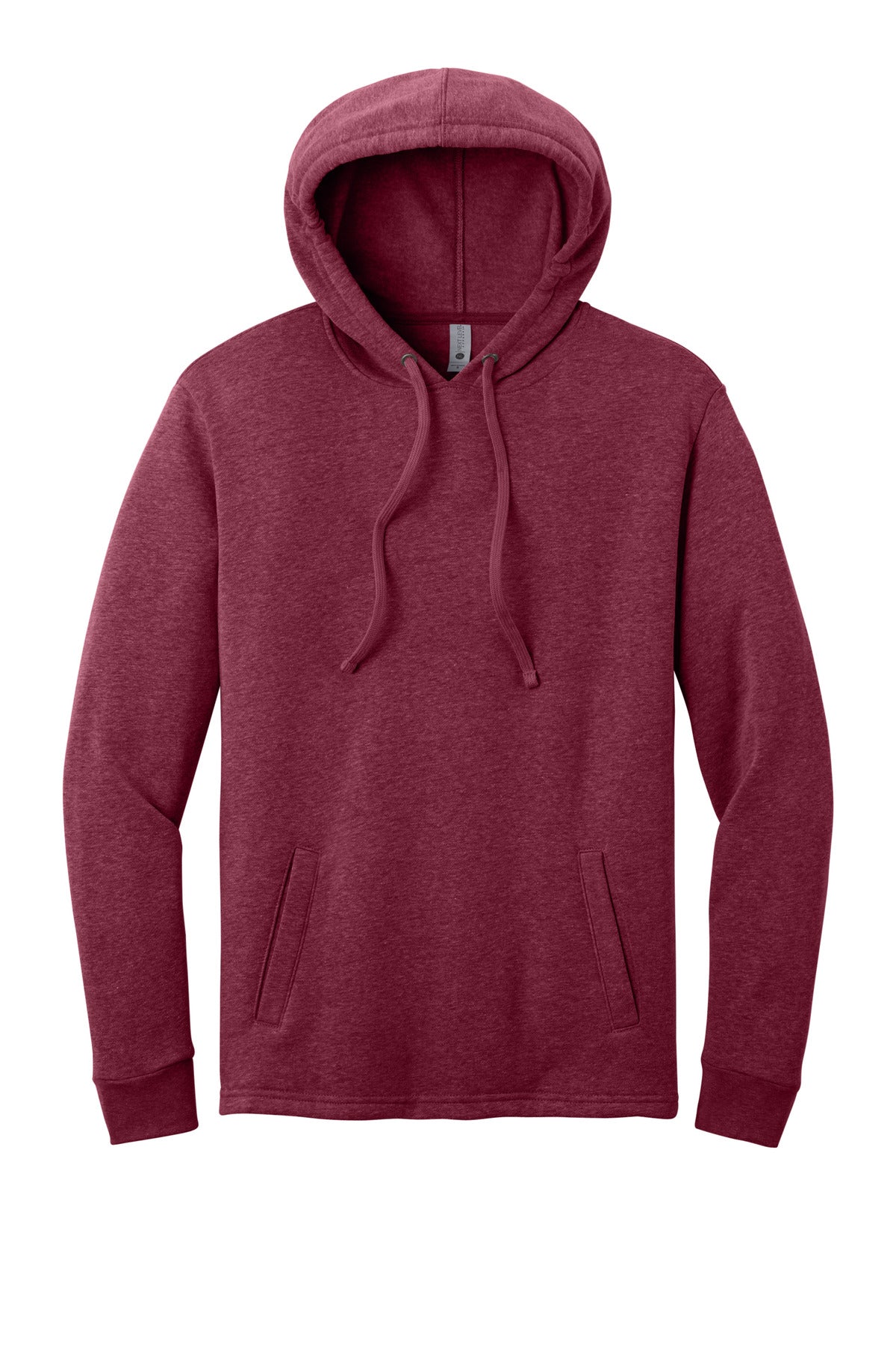 Front View of HtCardinal Next Level Apparel Adult Malibu Pullover Hoodie. NL9300